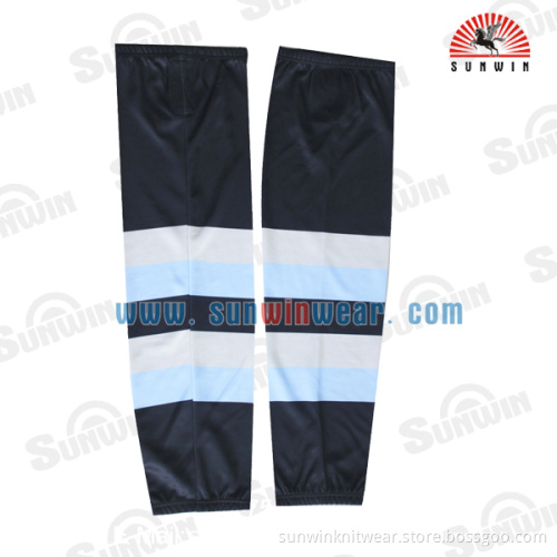new design polyester sublimated ice hockey socks for USA
